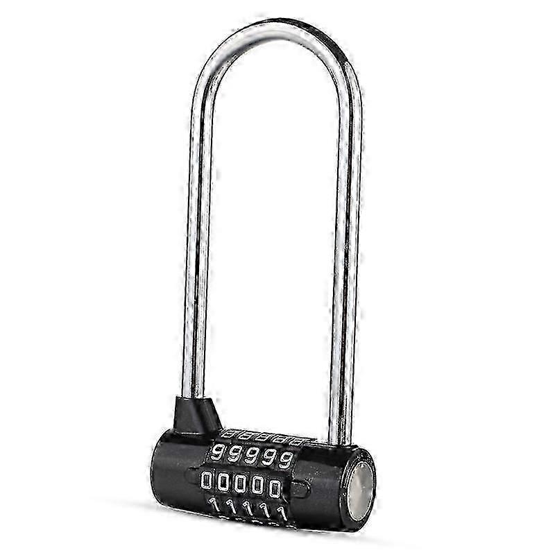U-shaped lock cabinet cabinet door handle long strip digital password lock