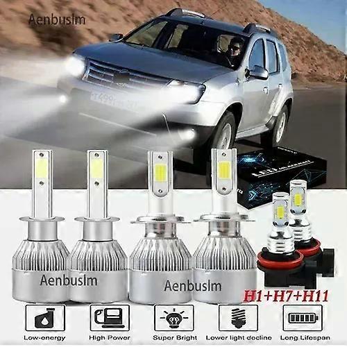 Kit De Luces Led Para Renault Duster 2018 2019 H1 H7 H11