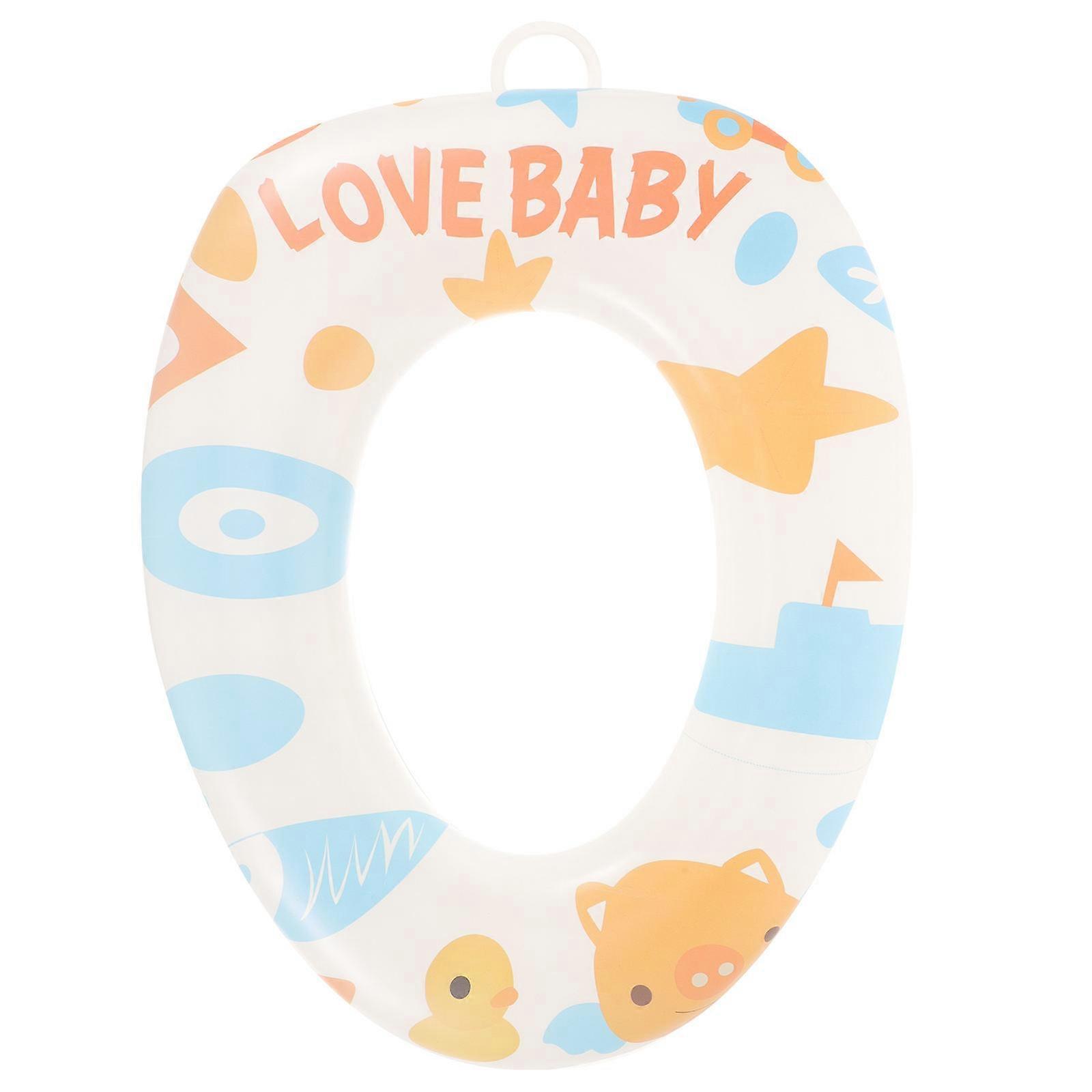 Soft and Comfortable Potty Seat Toilet Training Ring, Non Slip, Easy Assembly, for Boys, Home and Travel Use
