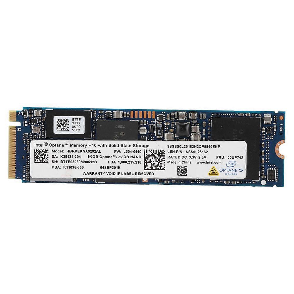 Pour Intel Optane Memony H10 avec SSD M.2 2280 PCIe 3.0 3D XPoint (16+256 Go)