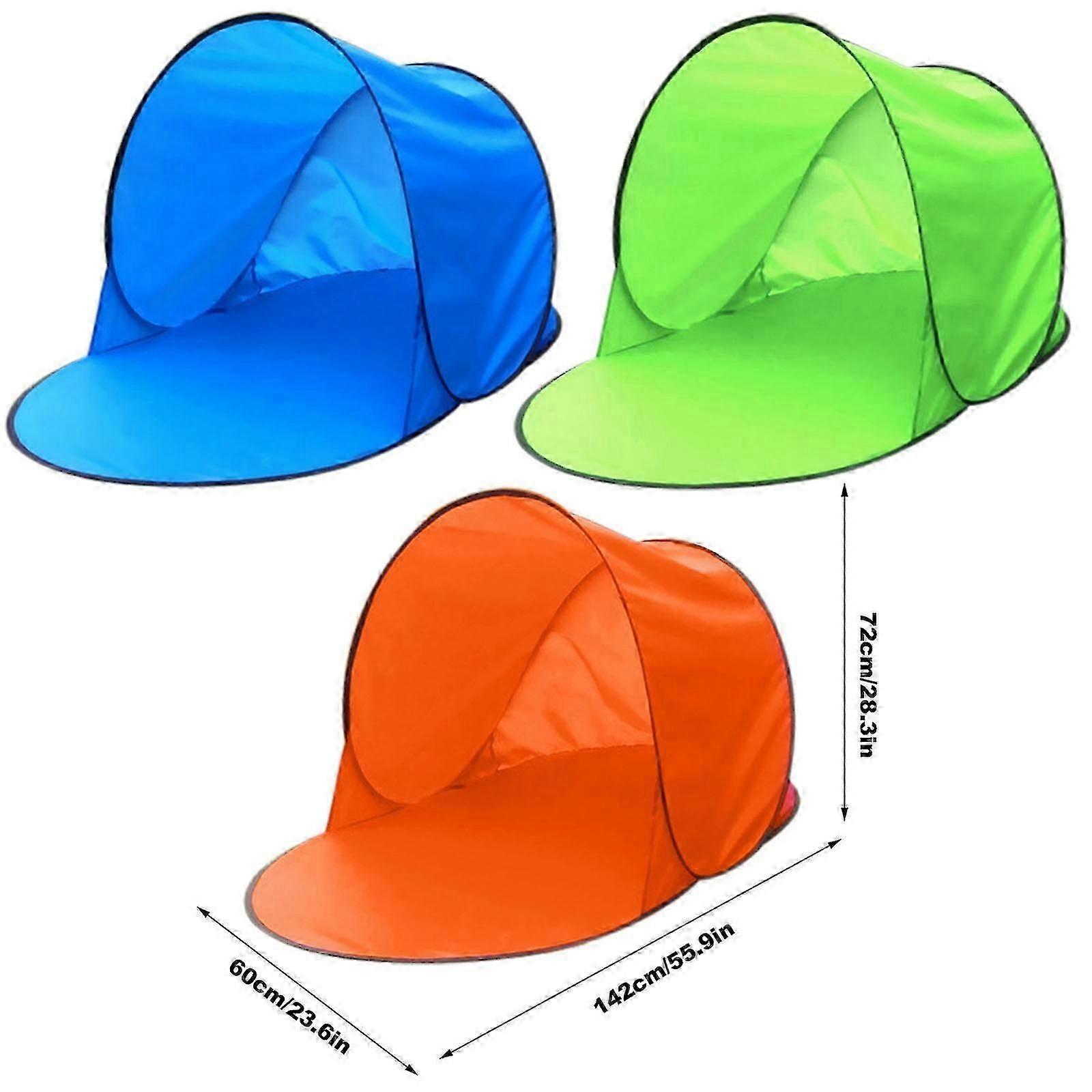 Beach Tent With Storage Bag For A Single Person Pop-up Tent Instant Shade