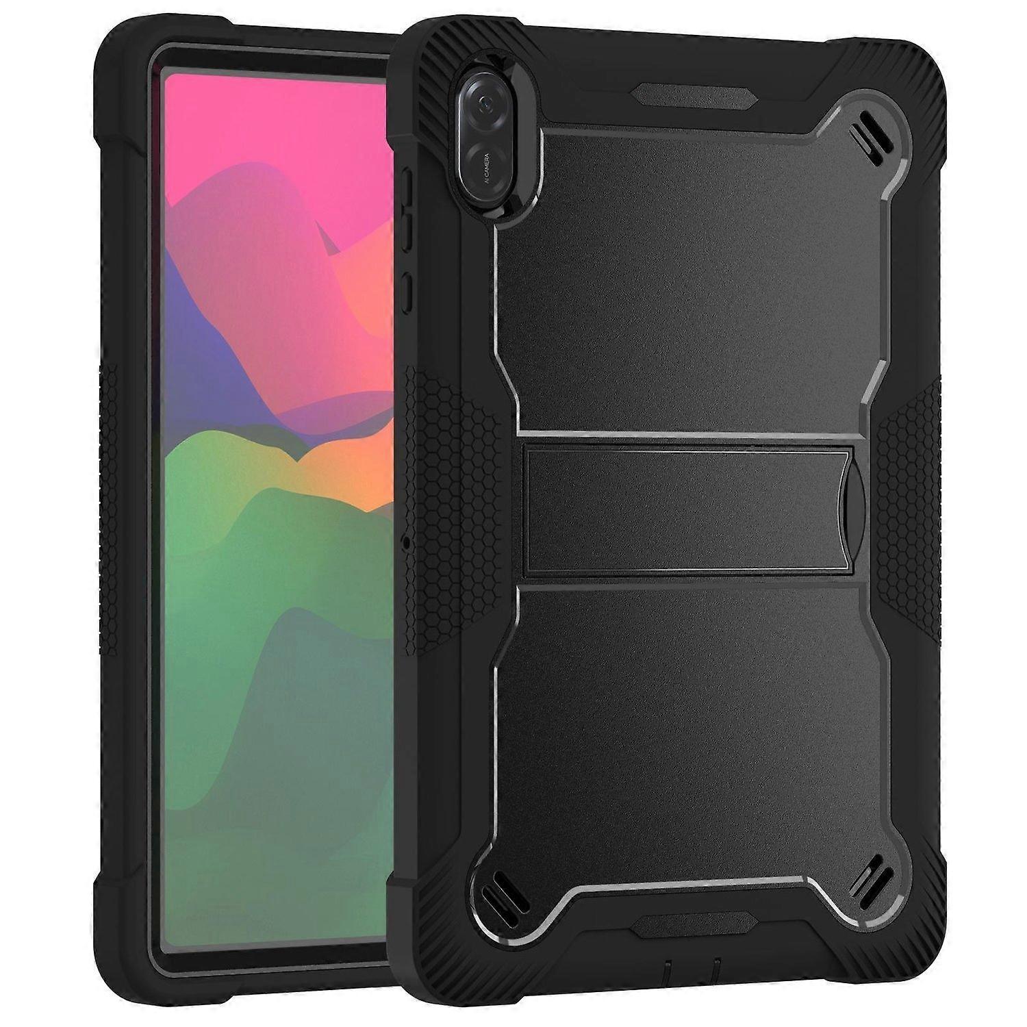 Silicone Hybrid PC Tablet Case For Honor Pad X8a - Black