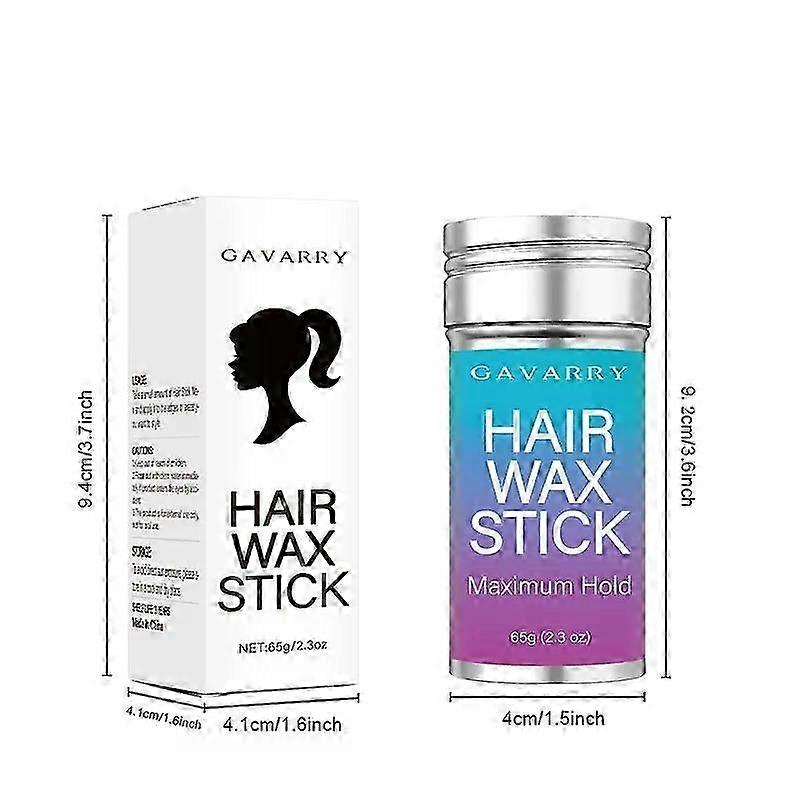 Non-Greasy Hair Wax Stick for Styling Flyaways and Frizz - Wax for Edge Control on Wigs and Hair