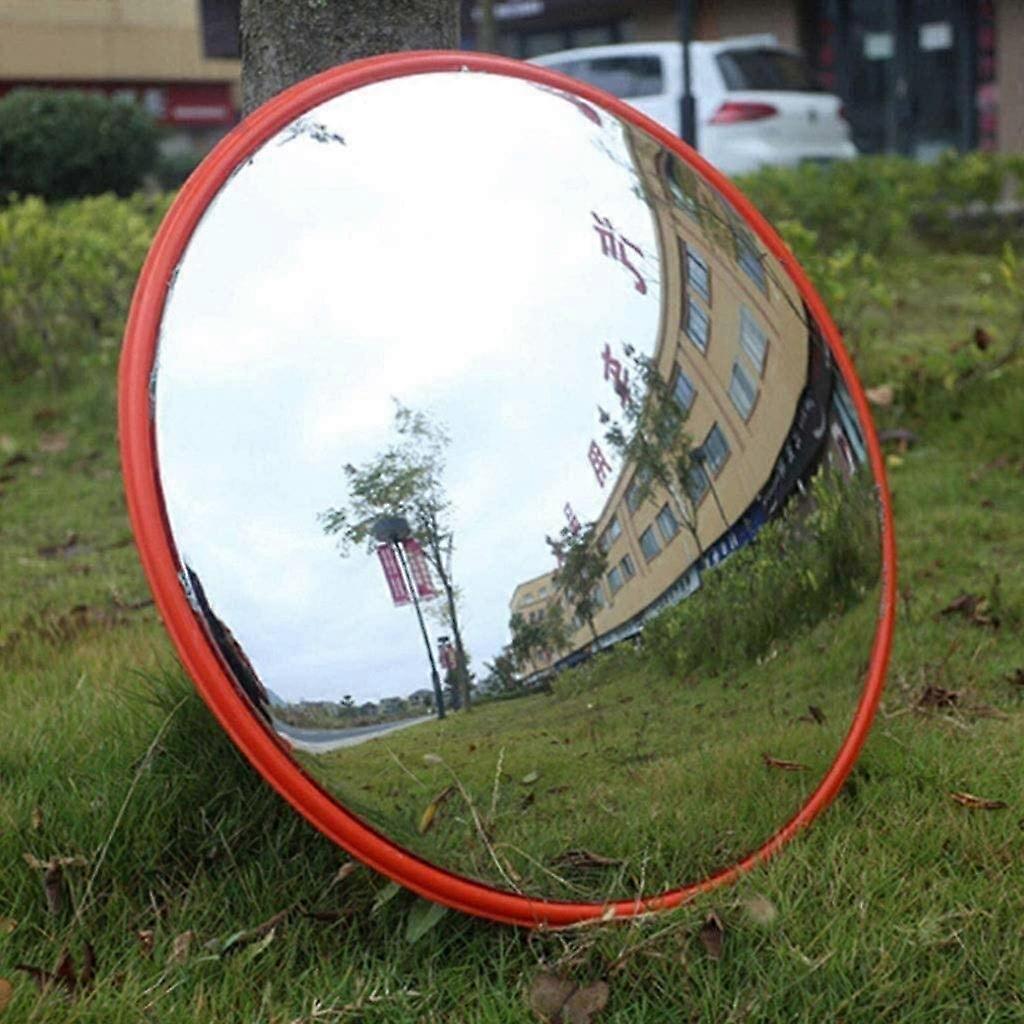 Safety mirror highway traffic mirror, wideangle lens crossroads car turning mirror outdoor convex mirror (Size: 30 cm)