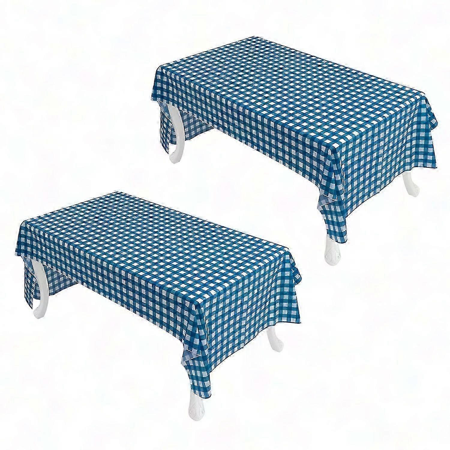 2pcs Waterproof Oil-Proof Easy Clean Tablecloth Set