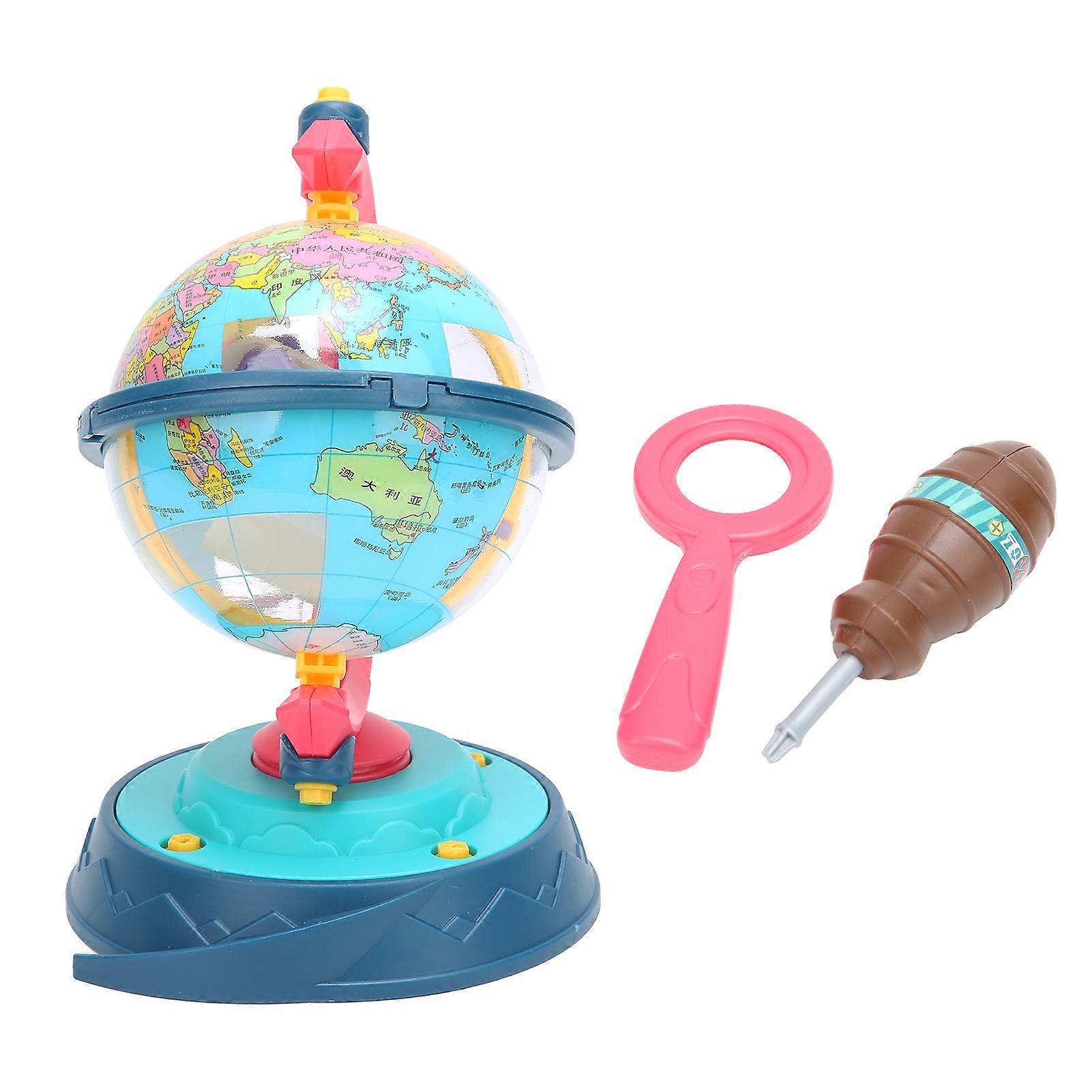 DIY Nut Combination Globe Model Toy Children Kids Toddler Education Assembly Toy Set