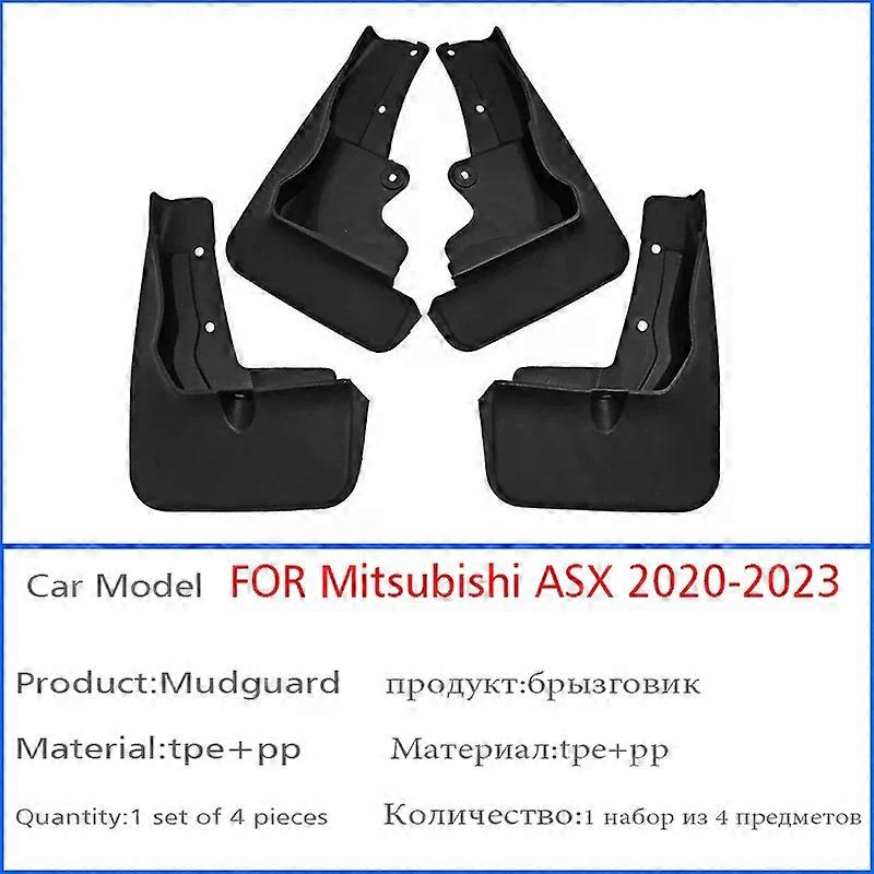 Applies to FOR Mitsubishi ASX 2020 2021 2022 2023 Mudguard Fender Mud Flap Guards Splash Mudflaps Car Accessories Front Rear 4pcs