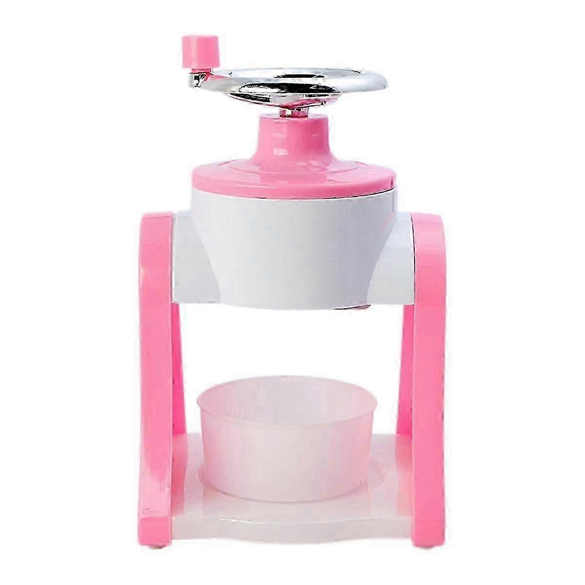 Ice Shaver Manual Hand Crank Shaved Mini Portable Picnic Snow Cone Machine Smoothie Ice Machine Min hwy