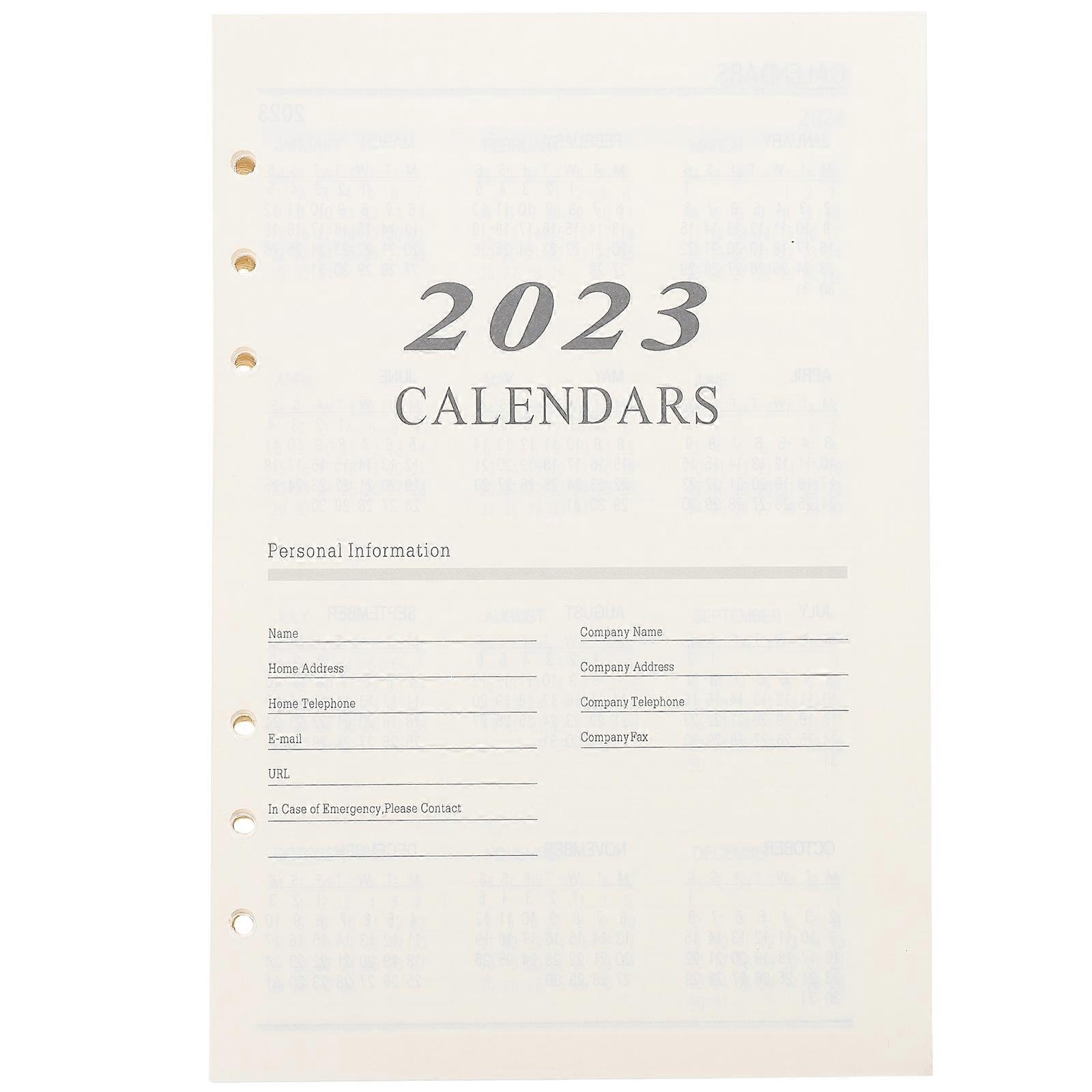 Convenient Binder Paper Replaceable Lined Paper Teachers DIY Projects 1 Set