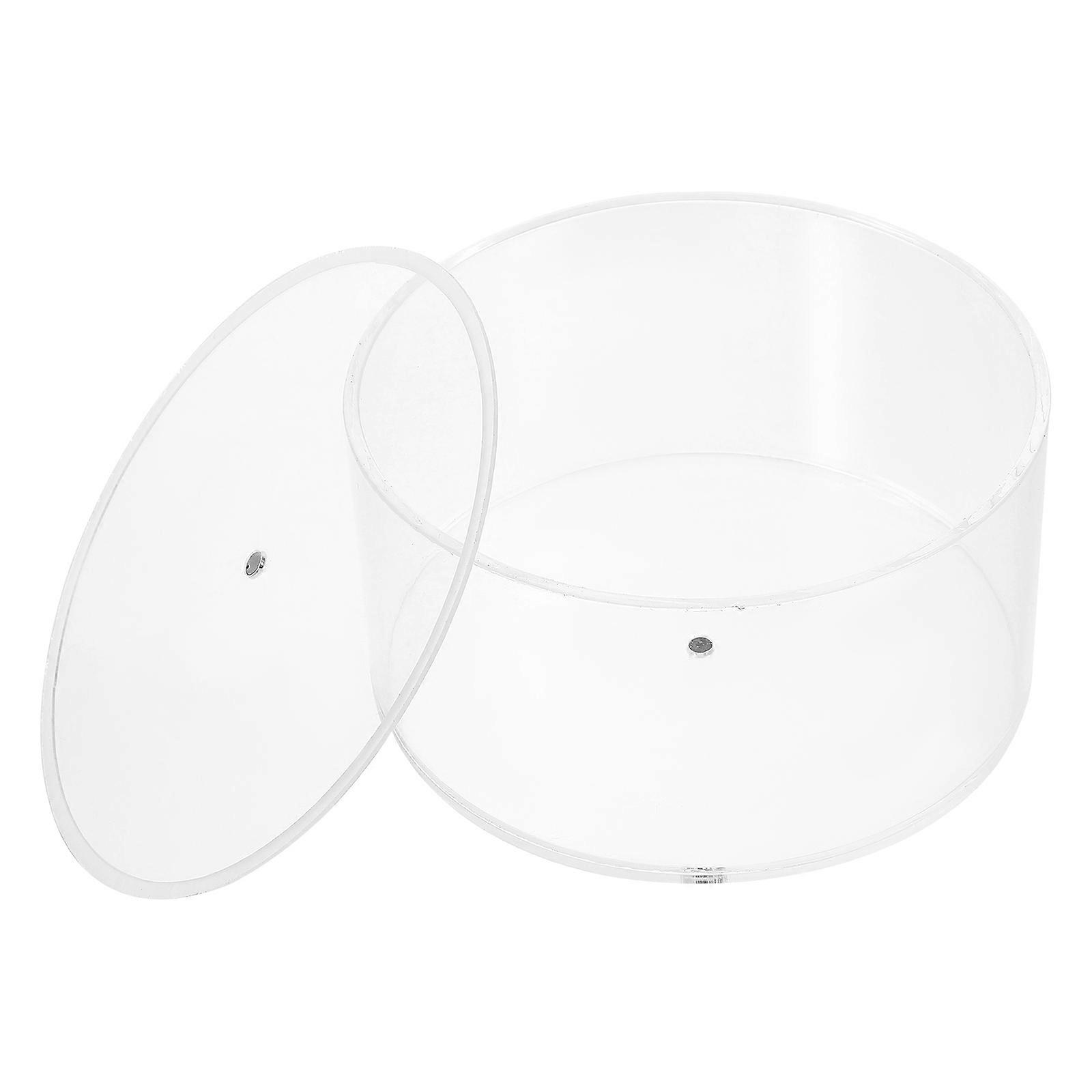 Earring Necklace Storage Box Dressing Table Organization Acrylic Material 1Pack