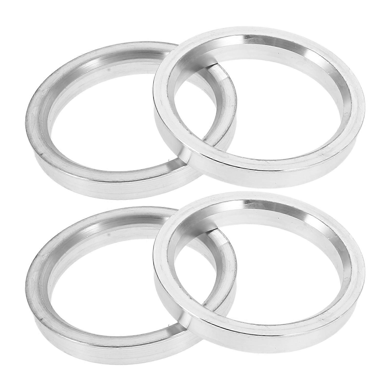 4pcs Hub Rings Center Bore Adapters for Easy Wheel Hub Spacer Installation and Improved Vehicle Compatibility
