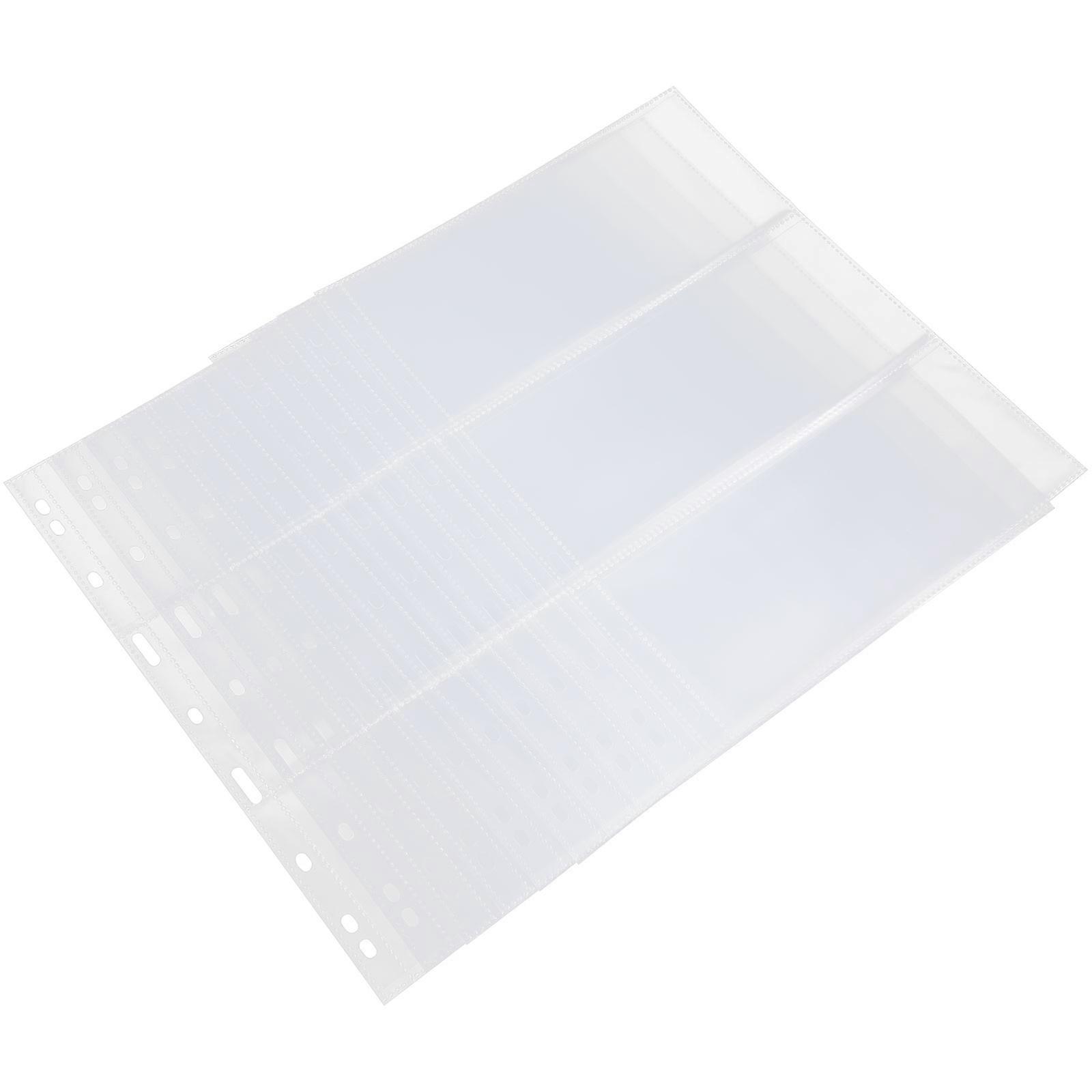 10pcs Transparent Album Pages for Paper Currency, Tickets & Travel Photos – Multi Functional Loose Leaf Organizer for Banknotes and Pictures Storage