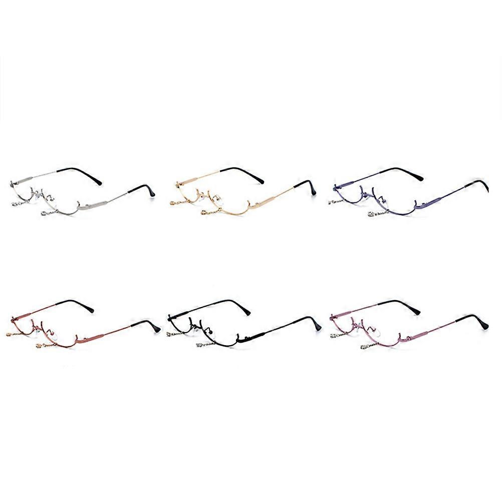 It looks like you're listing keywords related to **funny or decorative glasses** often used as **props for parties, carnivals, or cosplay**. Here's a