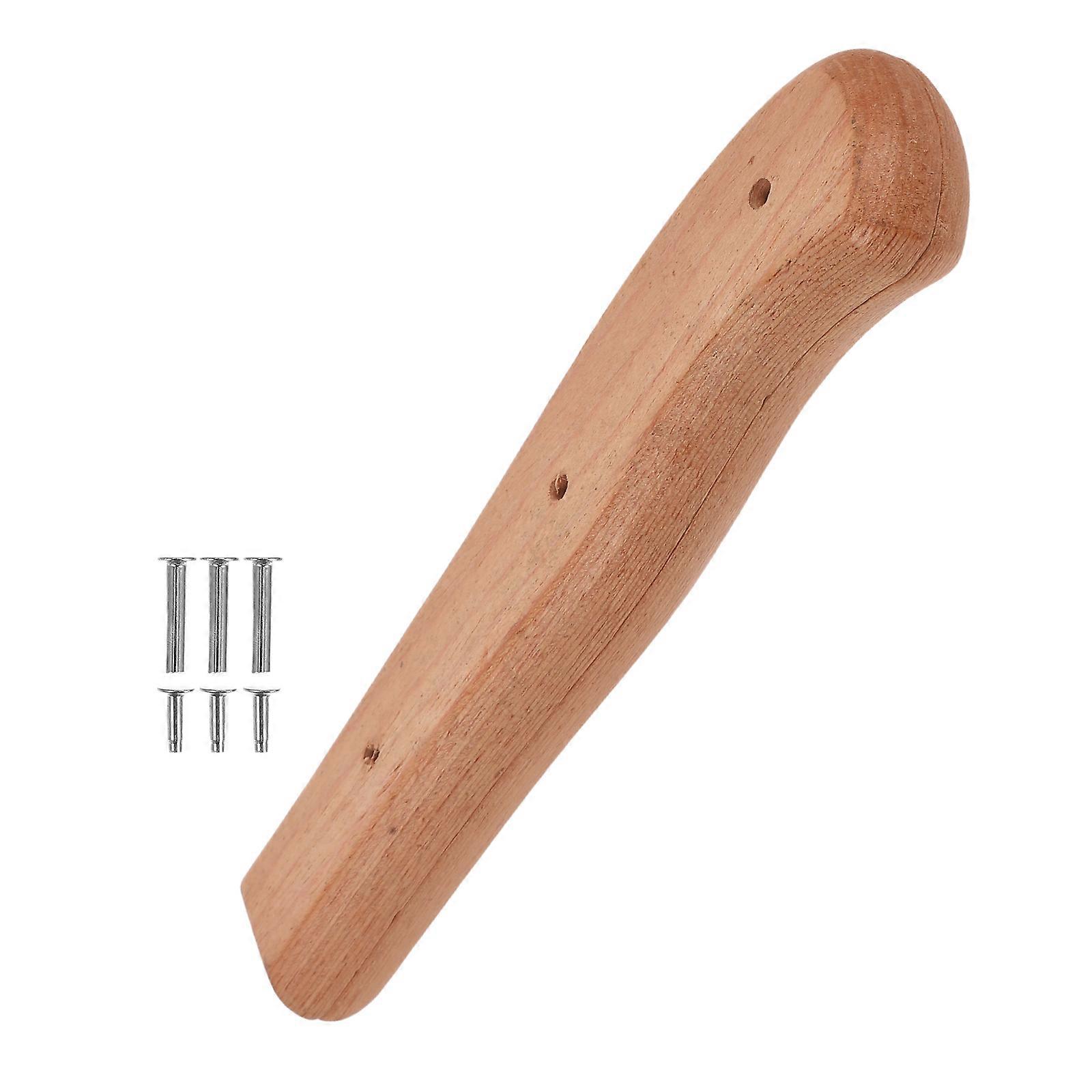 Wood Handle For Japanese Diy Making Accessories Professional Users 15.50X3.50X2.00CM 1Pack