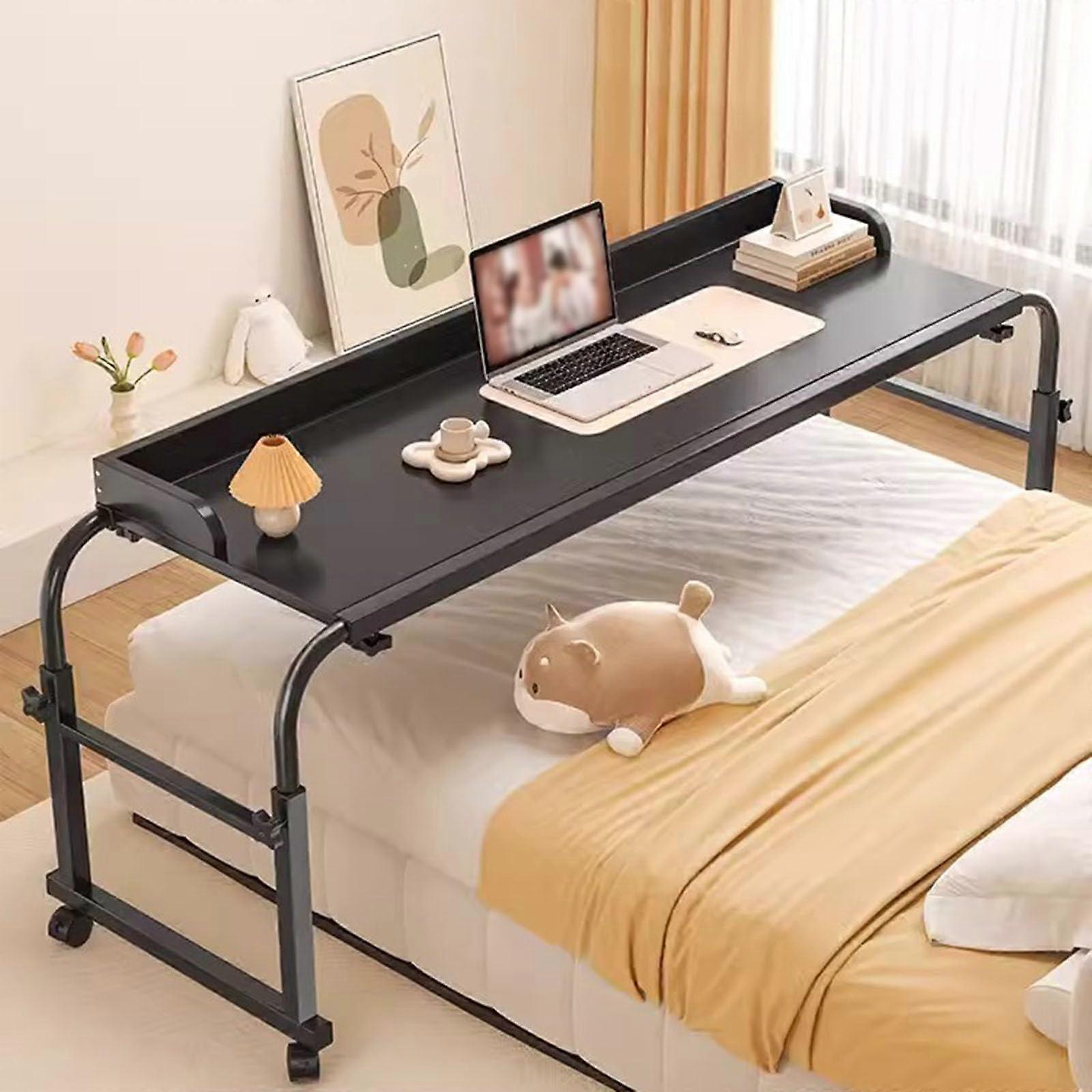 standing desk for home office, rolling overbed table, height adjustable