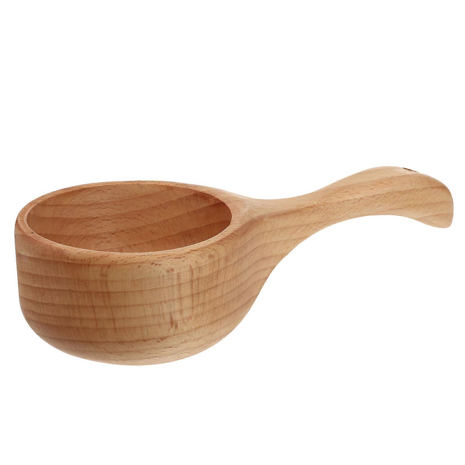 Sauna Utensils Water Scoop Personal Home Hotel Restaurant Sauna Room Ergonomic Handle Design 1Pc