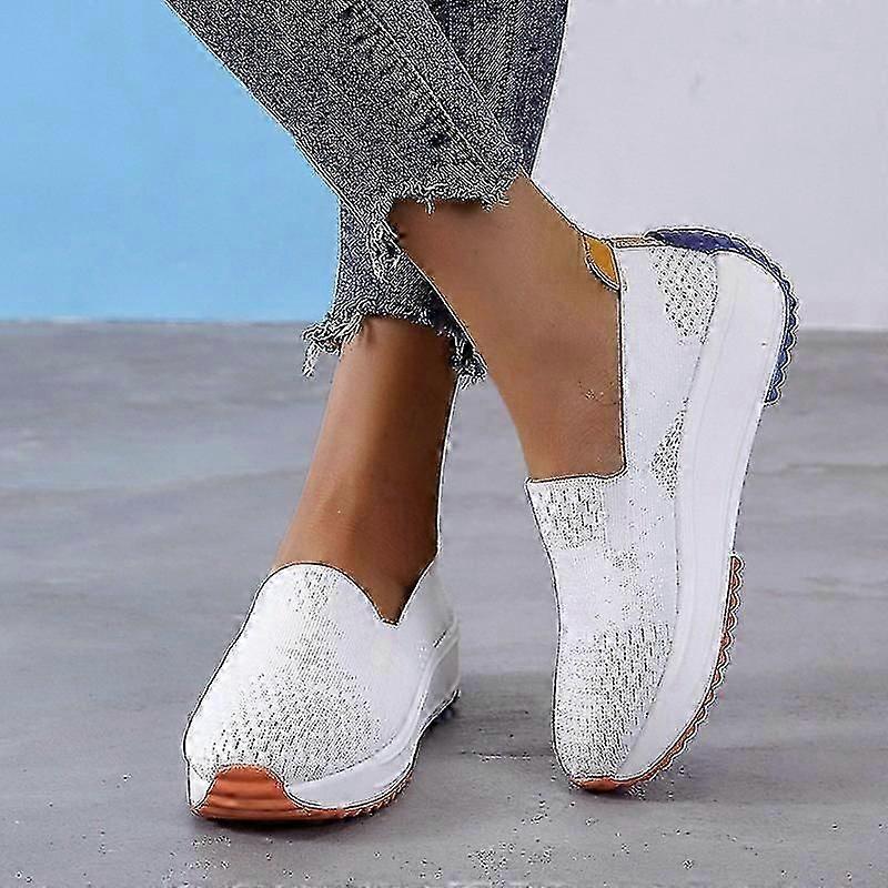 Chaussures confortables pour femmes - Blanc