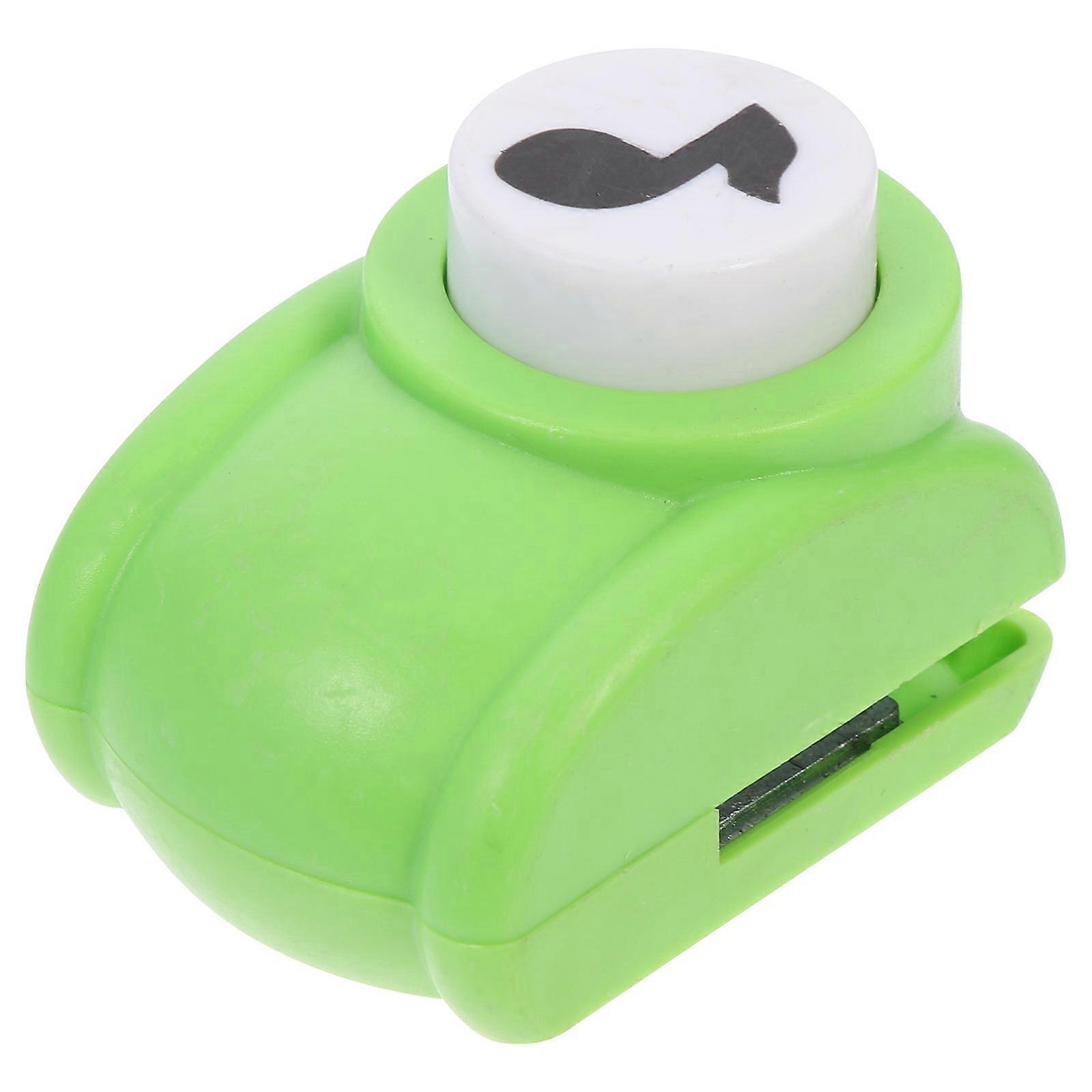 Multi Color Paper Punch for DIY Scrapbooking and Crafts Portable Plastic Tool 3.5 x 1.5 x 5.5 inches