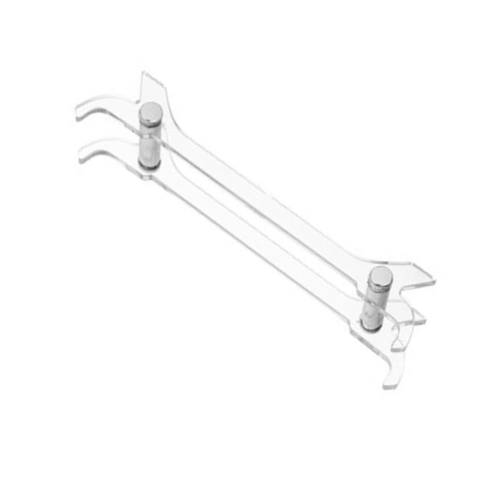 Speaker Stand Monitor Accessory Speaker Desk Mount Speaker Bracket Speaker Frame Practical Speaker Holder for Mini 1/2  transparent