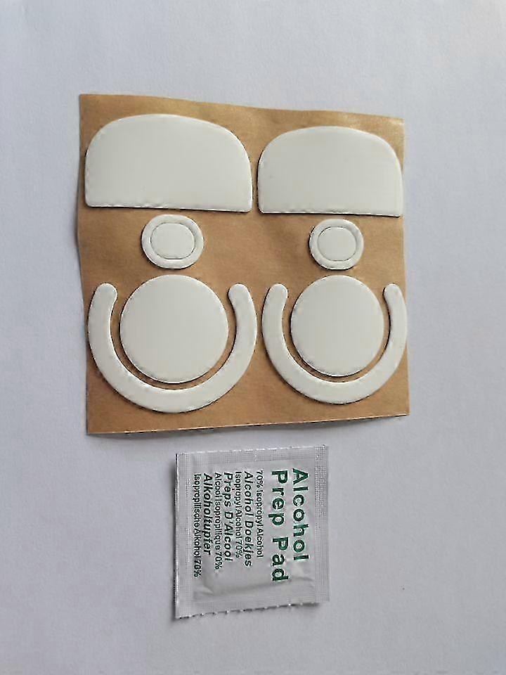 Durable Rounded Edge Mouse Pads for Compatible Brands, Ultra-Smooth Wireless Gaming (2 Sets)