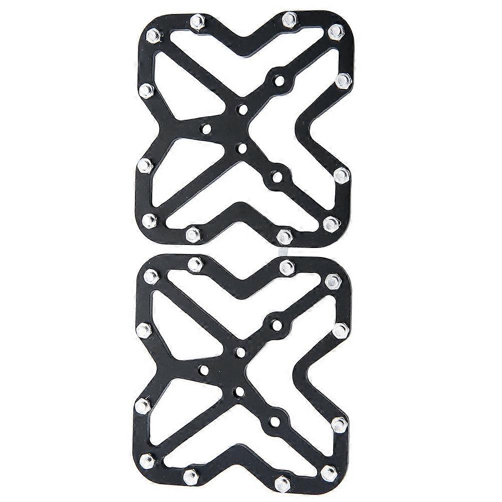 Durable Pedal Platform Adapter with Stainless Steel for Riding Cyclists 9X8.5X0.5CM Size 1Pair