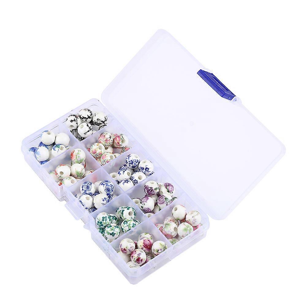 Spacer Beads 100Pcs Assorted Color for Jewelry Making with Elegant Round Design