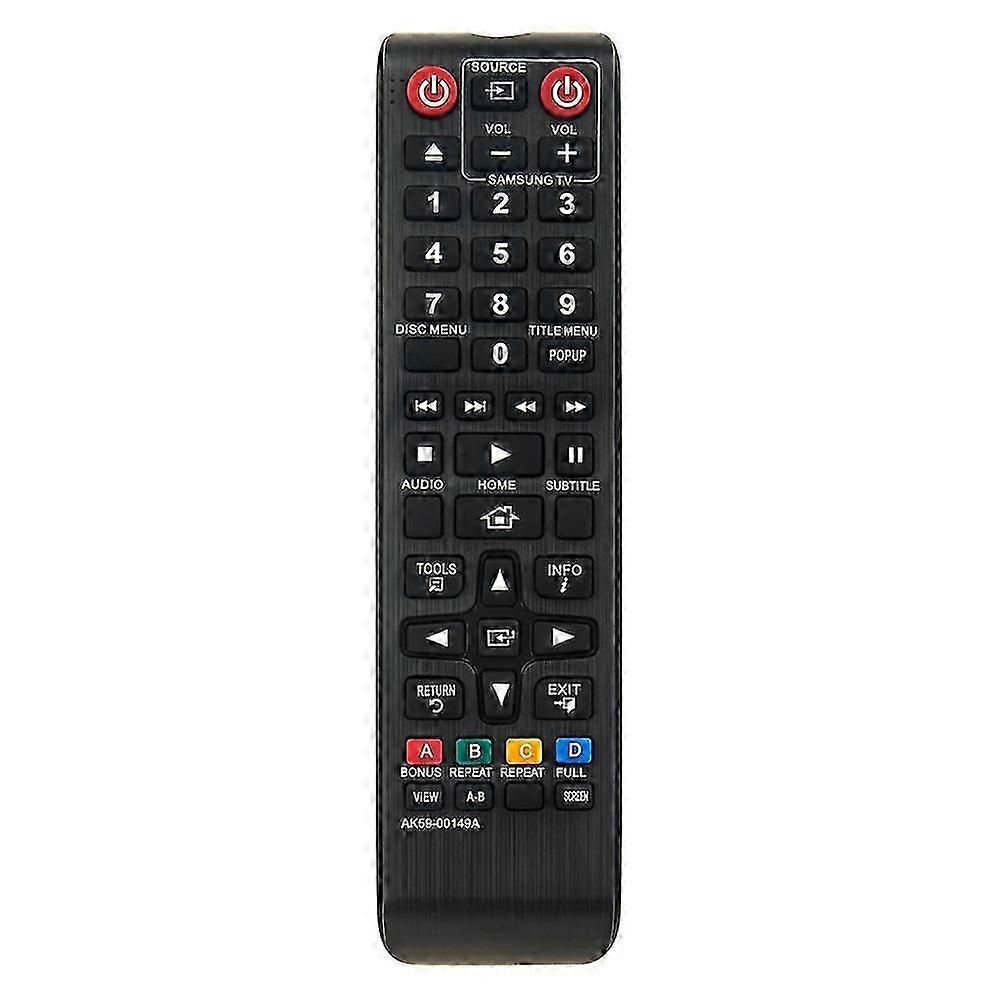 Ak59-00149a Remote Control Replacement For Samsung Blu-ray Dvd Player Battery Powered Infrared Wireless Control