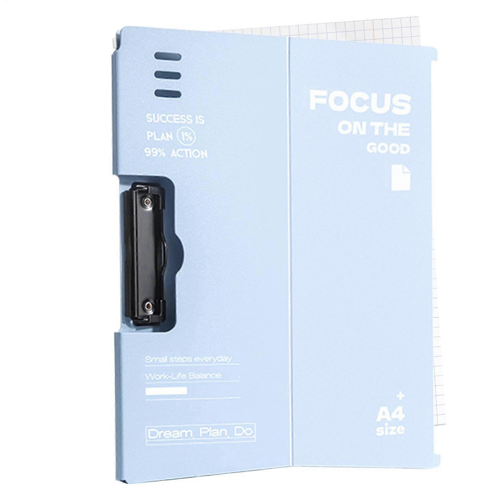 Clipboard Binder A4 Folder For Business Conference School And Classroom Sky Blue Model A