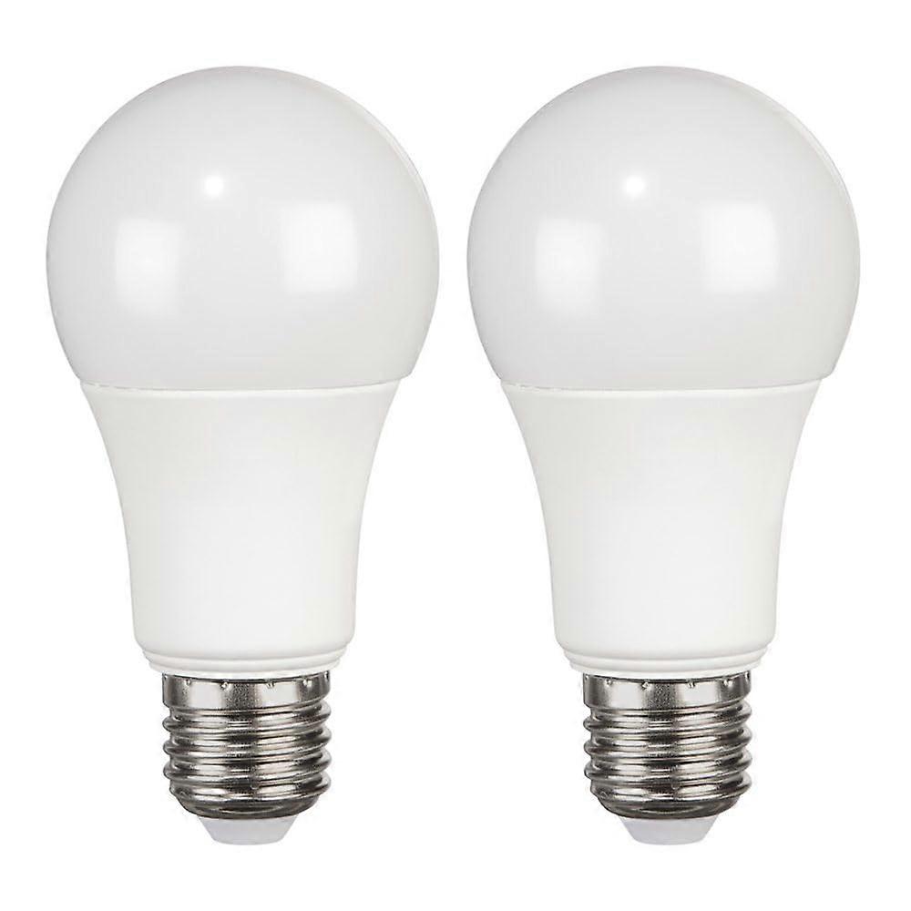 LED Light Bulb E27 1521 lm Replaces 100 W Warm White Pack of 2