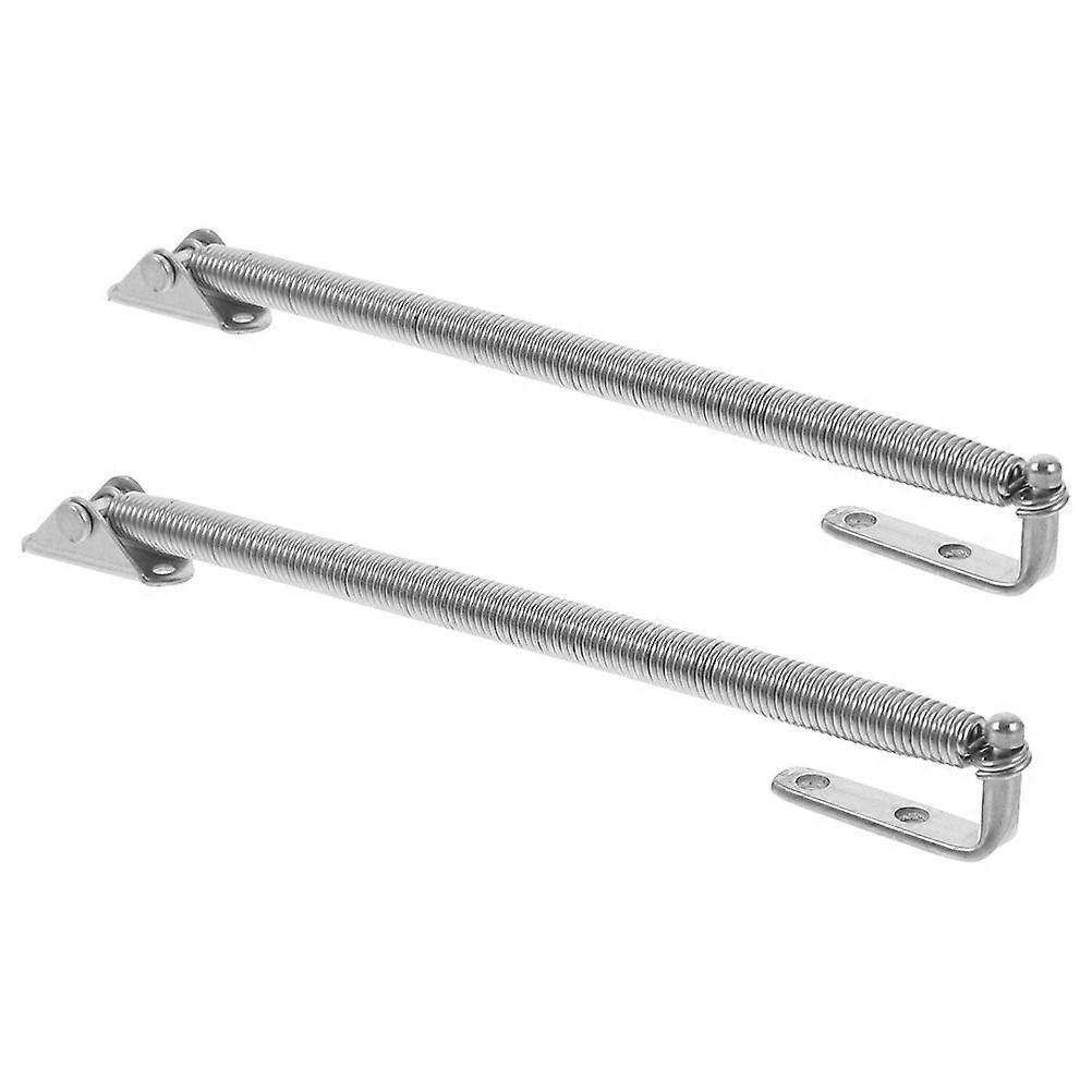 Adjustable Boat Hatch Spring Support for Cabin Lid Stability and Safety in Silver Stainless Steel