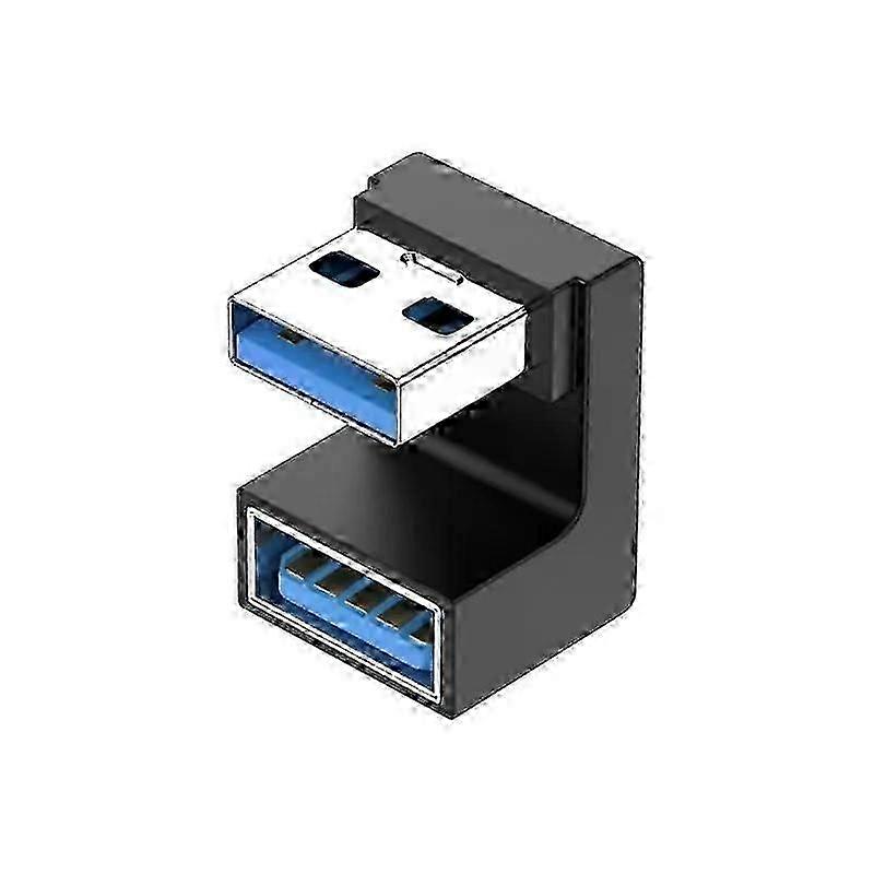 Adattatore USB da tipo A a tipo A Adattatore USB 30 angolato su e giù A Estensione da maschio a femmina PC portatile a 180 gradi 5 Gbps