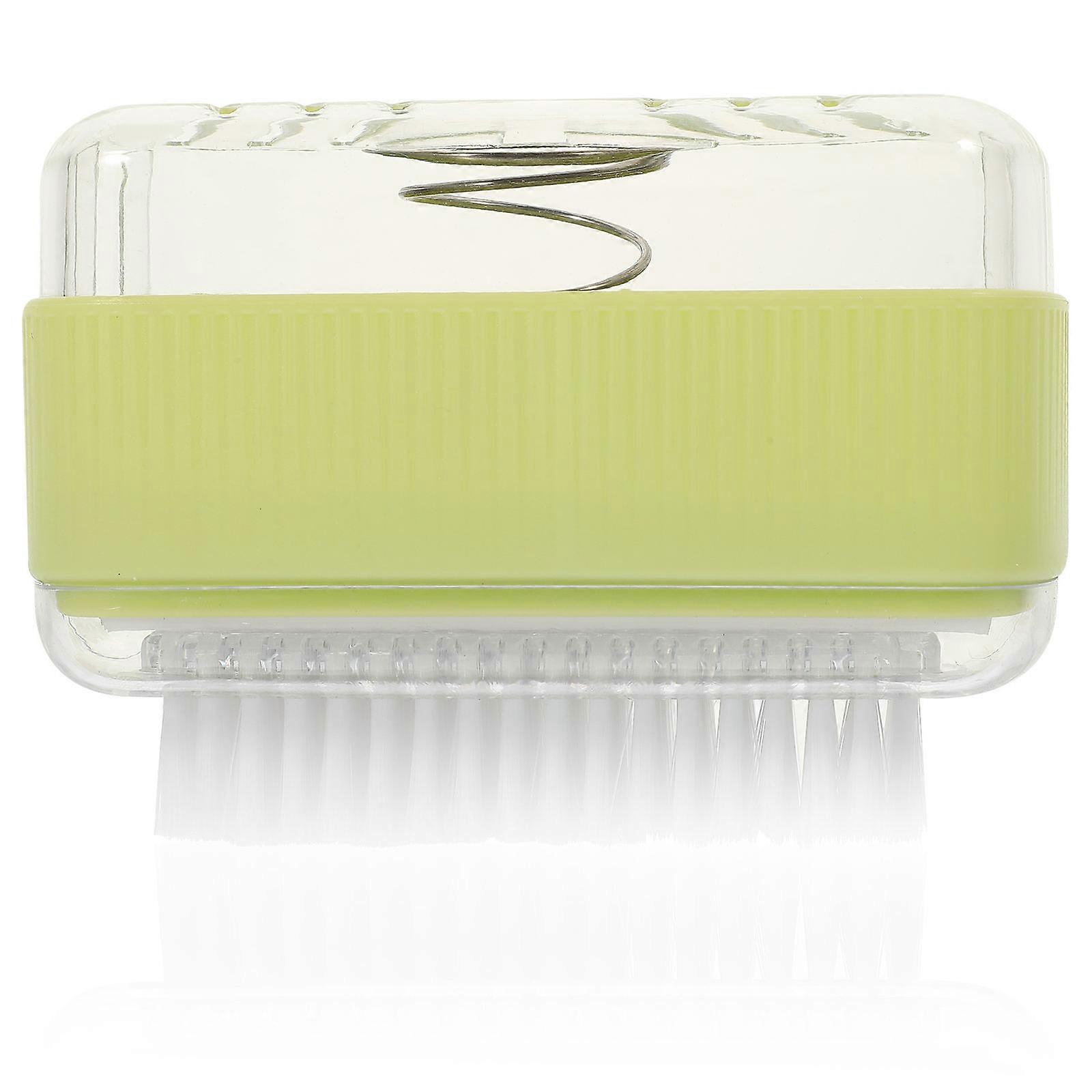 Foaming Soap Box with Roller Brush, Non Slip Soap Storage Container for Travel, Bathroom, and Laundry Cleaning Supplies