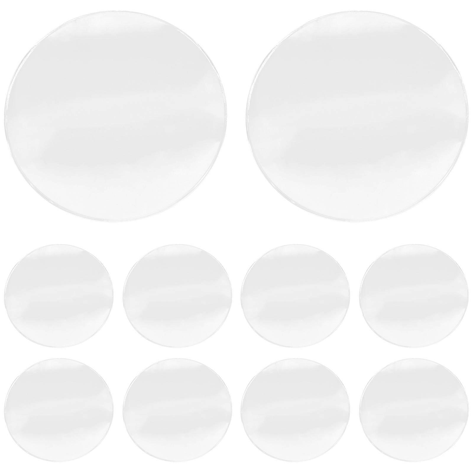 Clear Acrylic Magnifying Lens Set – Lightweight Handheld Magnifier for Reading, Enhanced Clarity and Portable Viewing Convenience