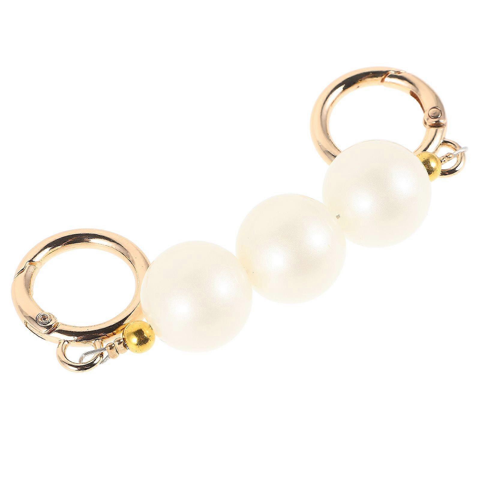 Purse Chain Strap Imitation Pearl Extender for Handbag Shoulder Bag Cross-body Bag