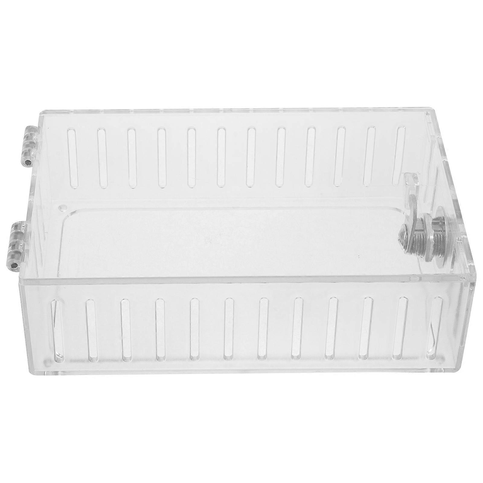 Keyed Thermostat Lock Box Universal Design For Wall-Mounted Thermostat Temperature Control 18.5x11.5cm Protection Feature 1Pcs