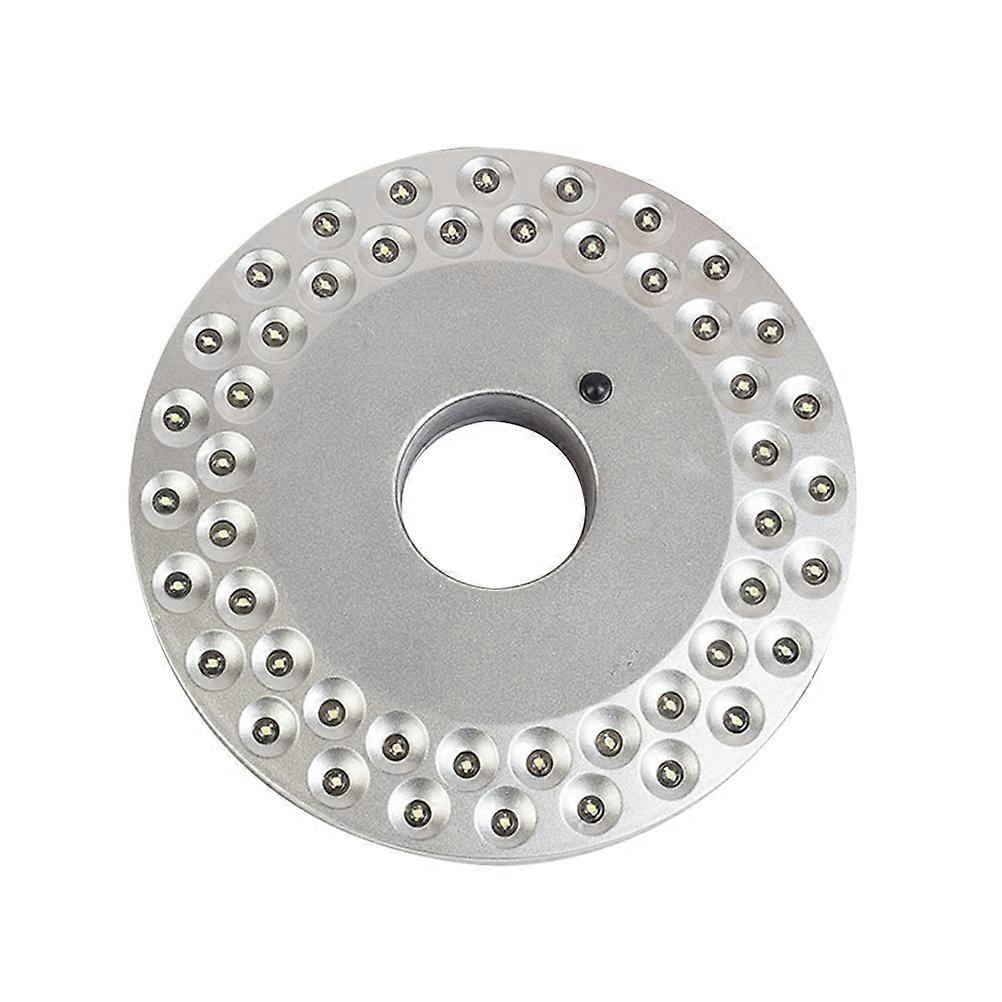 Portable Camping Lamp with 48 LED Bulbs High Brightness ABS Silver Umbrella Light for Tent Illumination