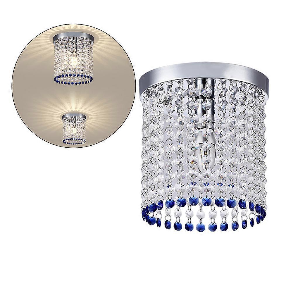 Ceiling Lights Modern Simplicity Crystal Chandelier For Home Decor And Bedroom With Round Design And Silver Color Providing Elegant Lighting 1 Set