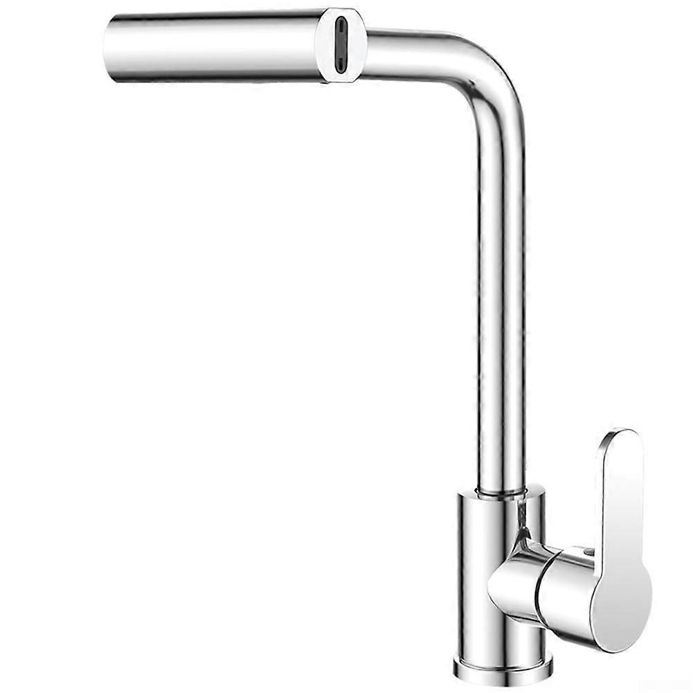 Kitchen Sink Mixer Tap, Waterfall Stream Sprayer 360° Rotation Sink Tap 1/2 Inch Kitchen Sink Tap with 3 Functions Sprayer