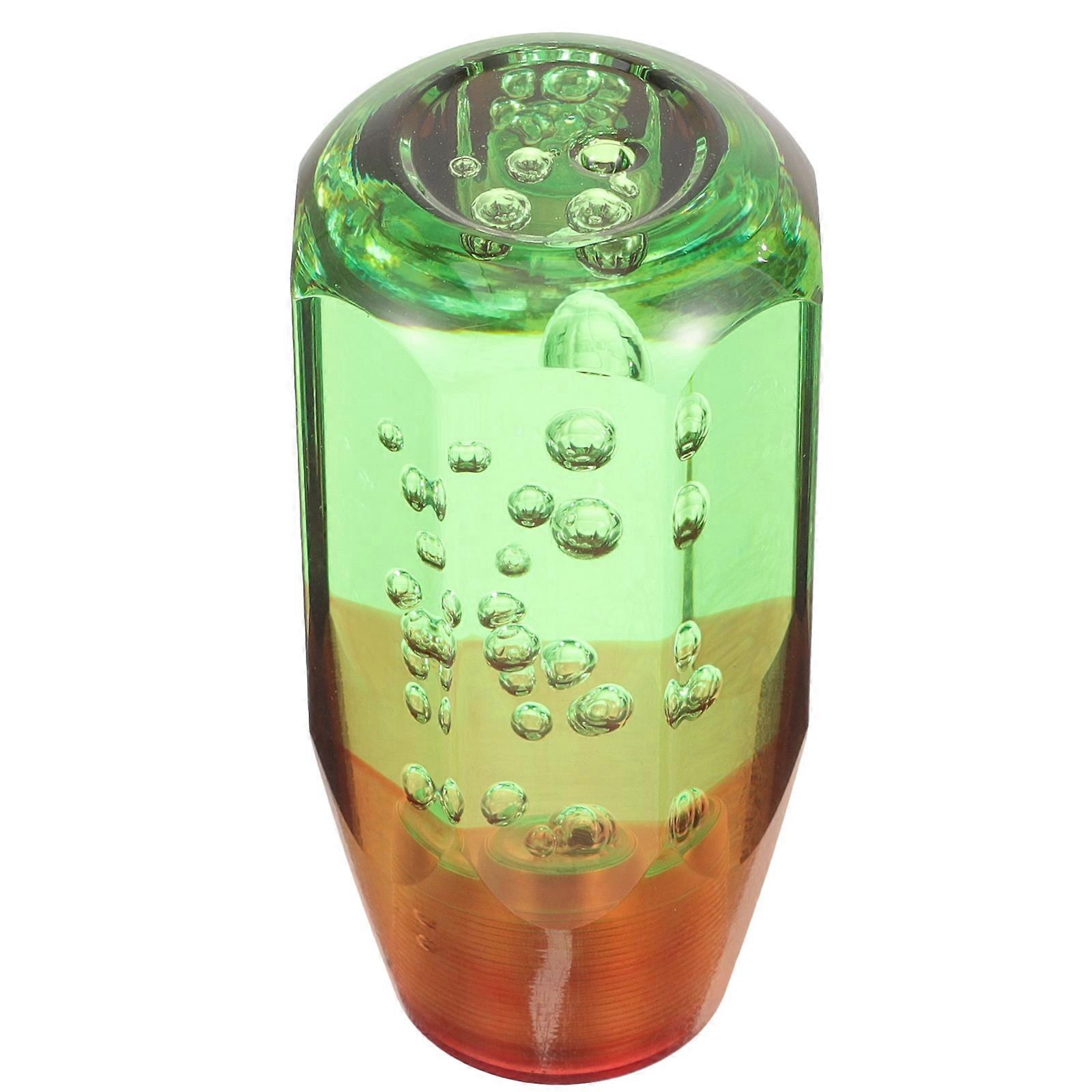 Gear Shift Knob Shifter Knob Car Gear Lever Stick Handle Supply Green Octagonal Bubble 1Set Better Grip Driving Comfort