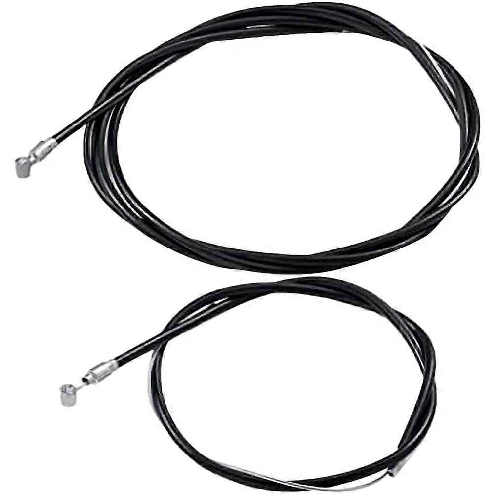 Bike Brake Lines Set For Bicycles Mountain Bikes Suitable For Riding In Various Weather Conditions Black Stainless Steel And PVC Braking 1Set
