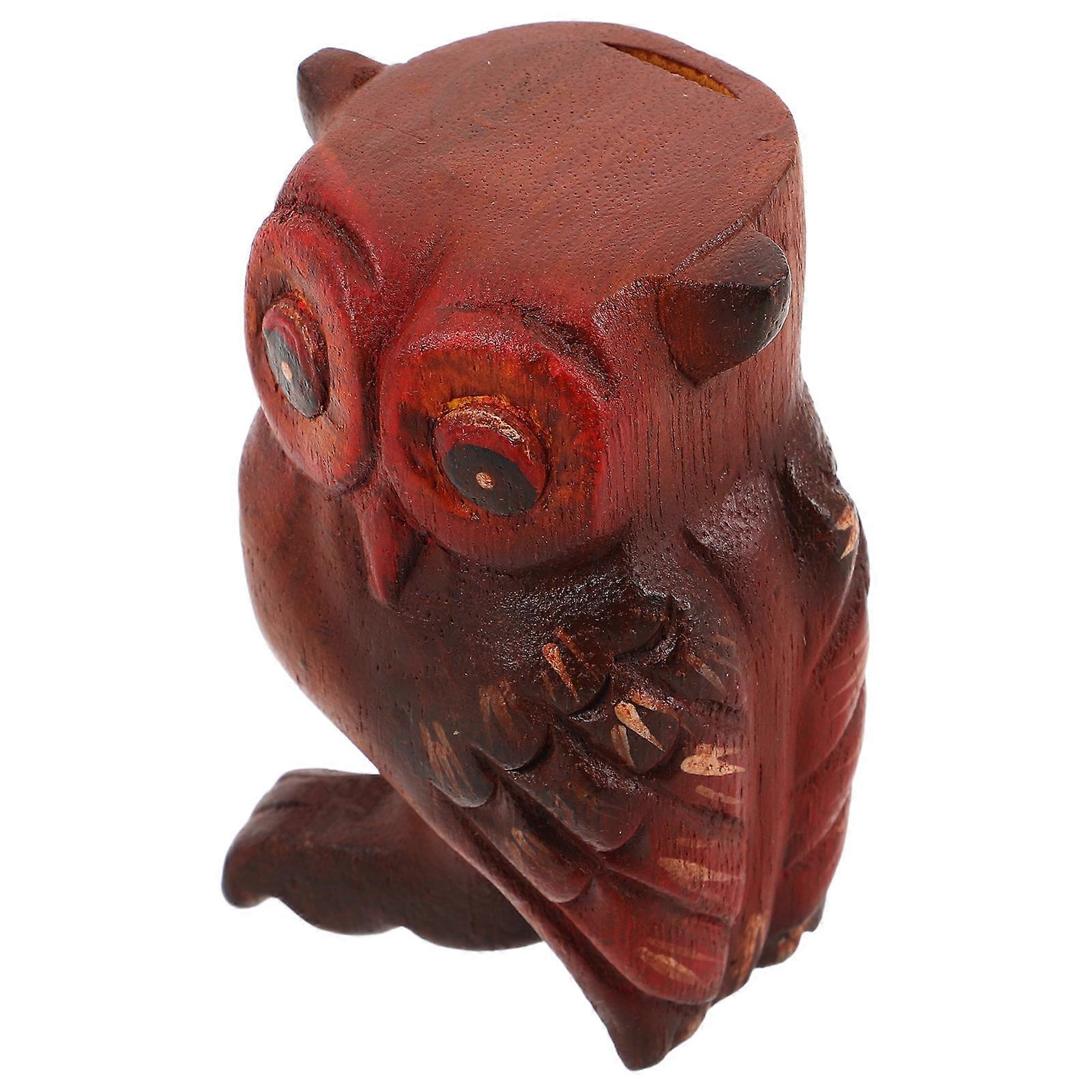 Realistic Owl Sound Wooden Bird Caller Whistle – Interactive Musical Instrument for Durable Outdoor Play – Artistic Decorative Design for Boys