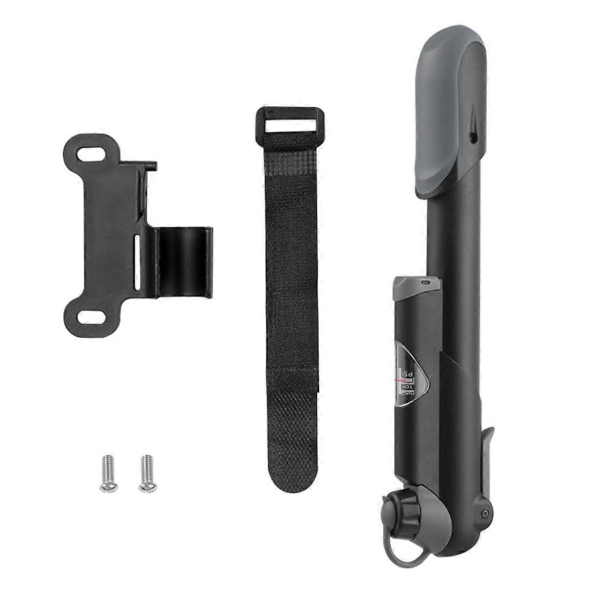 Portable Bicycle Pumps Aluminum Alloy Mini Tire Pump Compatible With P-Resta And S-Chrader Valves Ball Pump Needle