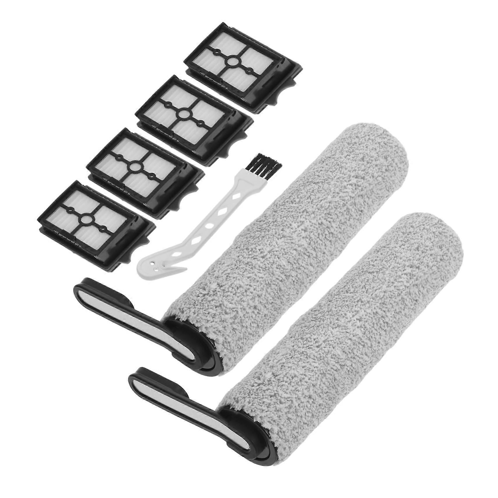 Replacement Floor Brush For Scrubbers - Brush And Filter Set For Multipurpose Cleaning Universal Fit