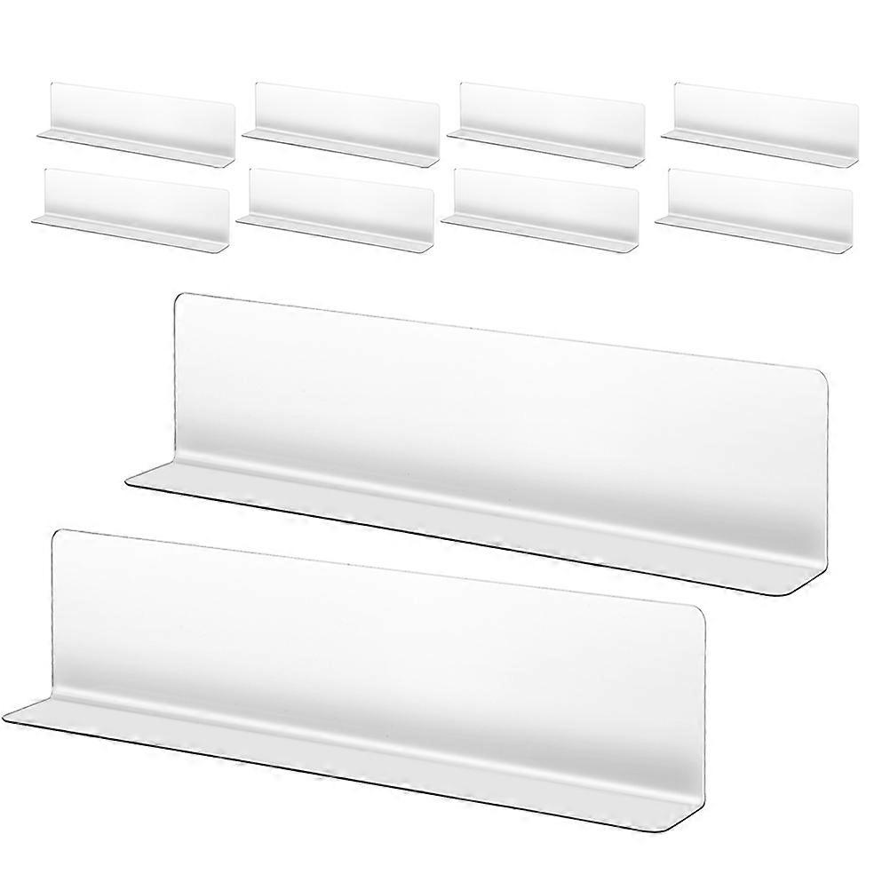 20pcs Shaped Shelf Dividers for Retail, Supermarkets, Malls – Organizers for Closets with Innovative Design for Neat Display and Easy Access