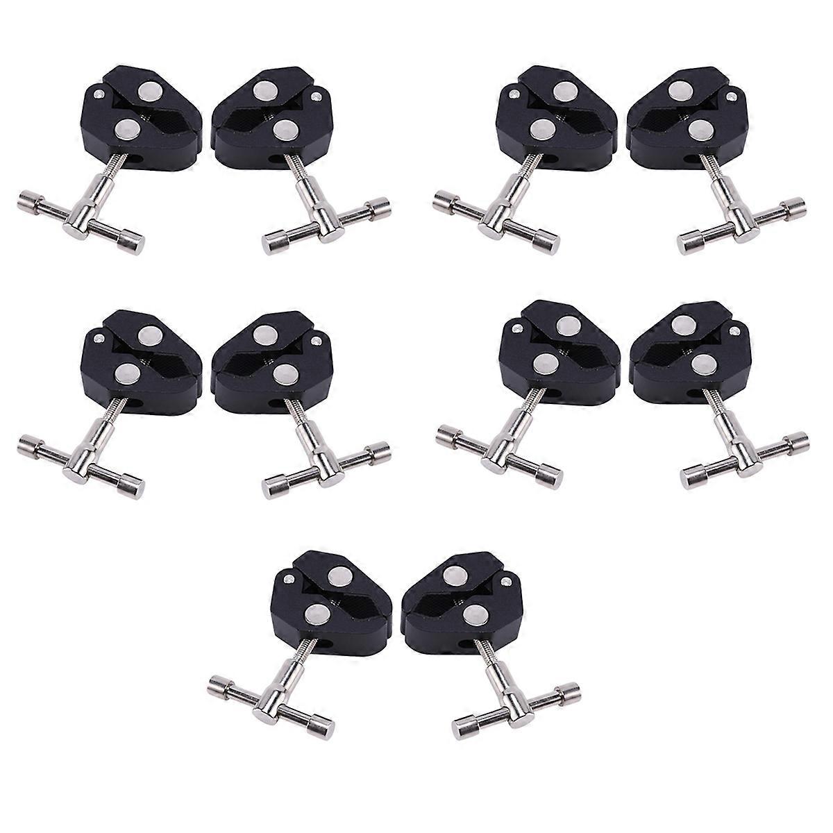 10 Pack Super Clamp Crab Clamp Photography with / 1/4 and 3/8 Inch Thread Rod Clamp Pliers Clip for
