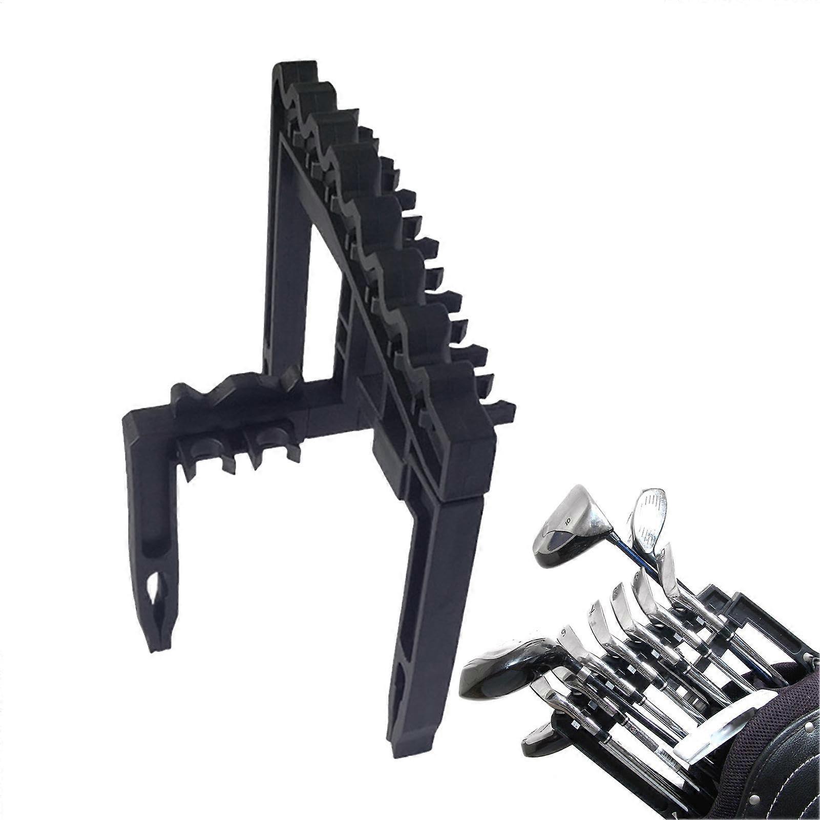 Golf Clubs Holder - Iron Bar Support Frame for Golf Bag, Reusable Protective Fixation for Club Storage and Organization