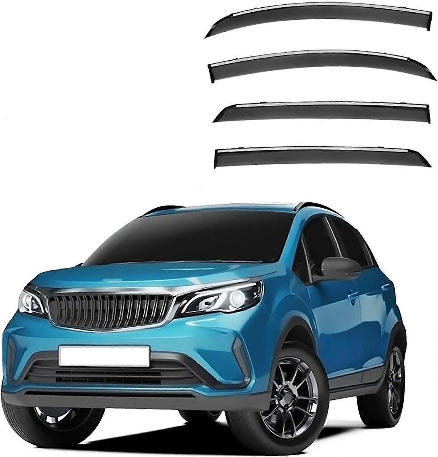 Car Side Window Rain Shield For EMC Wave 2 MK1 2017-2022+ Wind Deflectors Rain Guards
