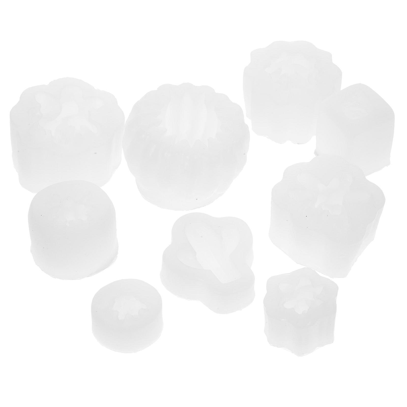 Flexible Cactus Shaped Silicone Molds For Crafting Projects 2.6X2.6X1.6in Perfect For Ice Making 9Pcs