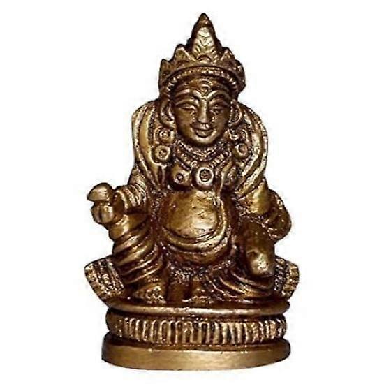 Lord Kuber messing standbeeld voor thuis tempel | Afmetingen product - 2 x 3 x 5 cm, verpakking van 1 stuks