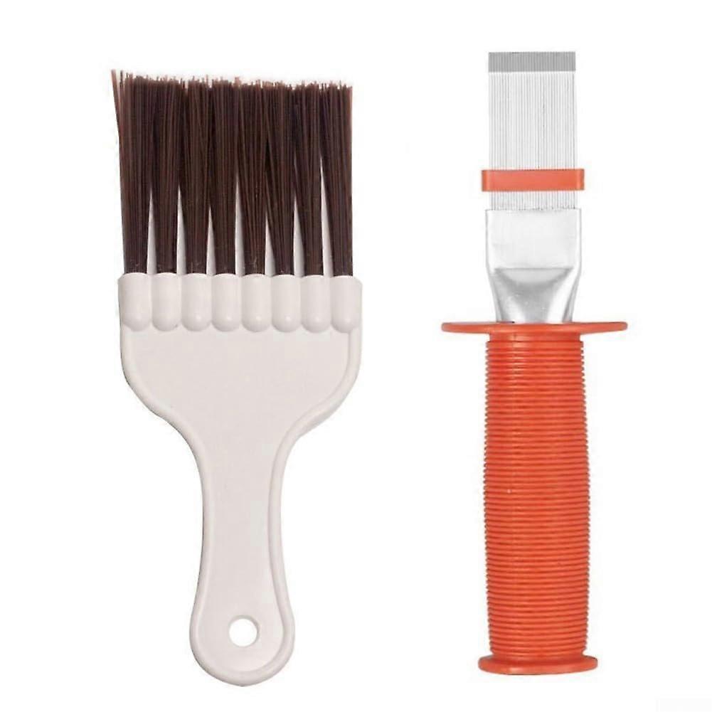 2 pieces of air conditioner comb, radiator cleaning tool, comb and brush, condenser cleaning, air conditioner combs for a variety of devices